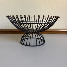 MCM Midcentury Wire Fruit Bowl Basket Atomic Mod Sputnik picture