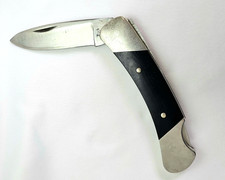 VINTAGE Script Buck 500 Folding Knife Pre 1986 USA VGUC picture