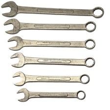 6 Piece Vintage Barcalo Buffalo Double Open/Close Ended Wrenches - Made In USA picture