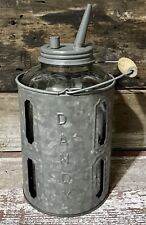 DANDY Galvanized Metal Kerosene Oil Glass Container & Can, Handle picture