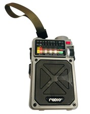 Portable Outdoor Radio (FM /AM /SW Flashlight Solar Crank ) With Case picture