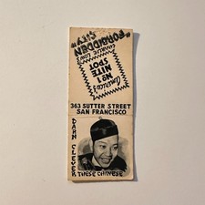Charlie Low's Forbidden City San Francisco Vintage Matchbook Cover 5MB133-1 picture