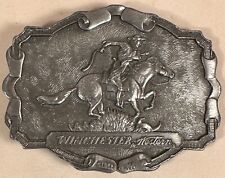 Belt Buckle Winchester Cowboy on a Horse picture