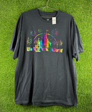 Disney Parks Rainbow Castle Pride T-Shirt Men's 2XL Mickey Mouse NWT picture