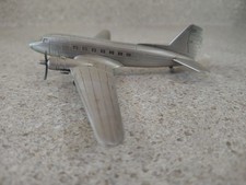 The Danbury Mint Douglas DC 3 Silver Passenger Plane Model Pewter 1:157 Scale picture