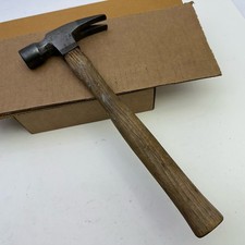 Vtg Vaughan Straight Rip Claw Hammer 999ML 20 oz. Made in USA Milled Face picture