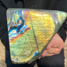 2.4LB Natural Gorgeous Labradorite QuartzCrystal Stone Specimen Healing picture