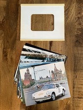 Vintage 1968 Porsche Factory Issued Dealership Calendar Insert Photographs (12) picture