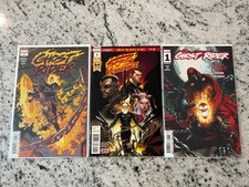 Lot Of 3 Ghost Rider Marvel Comic Books # 1 NM Spirits Of Vengeance 13 J435 picture