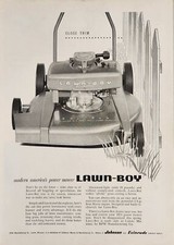 1955 Print Ad Lawn-Boy Power Lawn Mowers KPM Lamar,Missouri picture