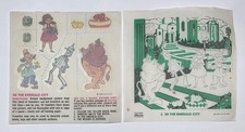 VTG 1968 PREMIUM JIFFY POP POPCORN WIZARD OF OZ TRANSFER #2 IN THE EMERALD CITY picture