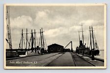 Public Wharf Fishing Boats Docks Shelburne Nova Scotia NS Postcard picture