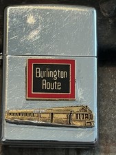 Zippo Lighter Burlington Route Railroad picture