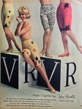 1961  Women's Van Raalte Nylon Tricot Petti-tights Girdle Vintage Fashion Ad picture