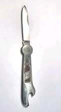 Vintage Salesman Sample Gathen Shlitz Beer Pocket Knife with Bottle Opener picture