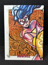 2013 Women of Marvel Spider-Woman by Allen Geneta Sketch FEX 1/1 picture