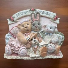 FIGI 1996 Friends Forever Wall Plaque EXCELLENT picture