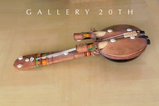 CUTE MID CENTURY HANDMADE UKELELE TIKI GUITAR ORIG ART VTG 50S 60S MODERN picture