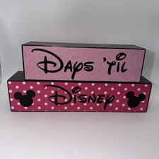 Disney Vacation Countdown “Weeks ‘til” on One Side “Days ‘til” on Other Side 10” picture