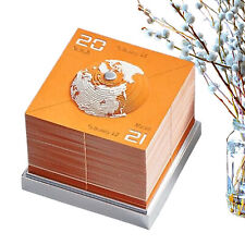Earth Calendar 3D Art Memo Pad 2024 Rip-Away Paper Carving Sticky Sculpture  picture