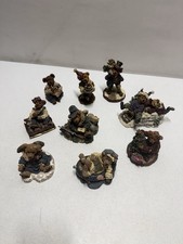 Boyds Bears & Friends Figurine Lot of 9 Bearstone Collection Vintage 1994-2001 picture