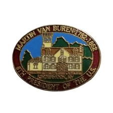 Martin Van Buren National Historic Site Scenic Travel Souvenir Pin picture