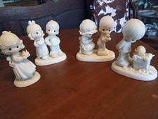 Precious Moments vintage- group of 4-all of them together for one price-perfect picture