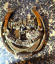 Good Luck Metal Horseshoe Ornament