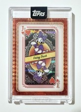 2025 Topps Disney Mint DAISY Duck /125 Jack Of Hearts Acetate #QH-16 Card picture