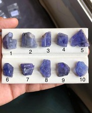 AAA Blue Tanzanite Rough, Natural Specimen Tanzanite Raw,Gemstone Minerals,Tz#42 picture