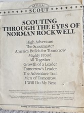 VINTAGE BSA Norman Rockwell Scouting through the Eyes Series 3001 Prints picture