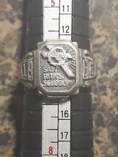 1966 Vintage Saint Rita's School Metal Arts Sterling Collectible Ring 6 1/2  picture