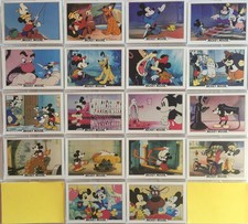 Disney Treat Card Set 90 Cards  5 different 18 card sets 1982  Mickey Donald picture