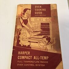 Old Vintage Oven Cooking Guide w/ Recipes Harper Compact All-Temp Gas Range Book picture