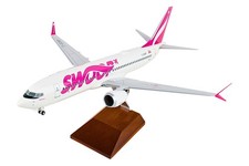 Skymarks SKR8292 Swoop Airlines Boeing 737-Max8 C-GROP Desk Model 1/100 Airplane picture