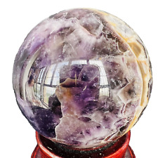 Top Natural Dream Amethyst Sphere Polished Quartz Crystal Ball Healing 403g picture