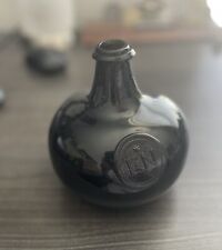 Vintage Green Glass Bottle With Seal “FN” - Decorative or use for Port or Rum picture