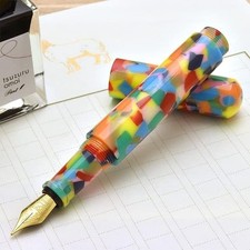 Onishi Seisakusho Compact Fountain Pen Origami F Nib Handcrafted Pen Japan NEW picture