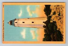 Cape Henry VA-Virginia, Old Lighthouse on Cape Henry, Vintage Postcard picture