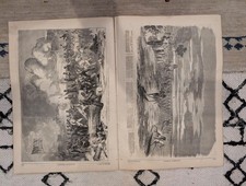 1861 Battle of Lexington Missouri Harpers Weekly Oct 12 Our Generals Centerfold picture