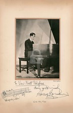 George Gershwin Signed Autograph RPPC Photo Postcard COPY picture