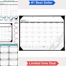 Desk Calendar 18 Months July 2026 December 2027 22x17 Inches Tearaway Pages picture