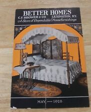 Better Homes C F Brower & Co Lexington KY Ad Catalog May 1926 picture