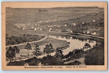 Grevenmacher-Deisermühle Luxembourg Postcard Moselle Valley c1920's Antique picture