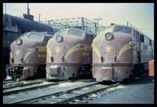 The locomotives EMD E7 from the Pennsylvania Railroad Photo 8.5x11 picture