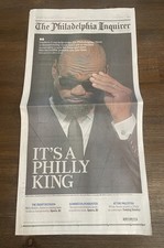 LeBron James Philadelphia 76ers Sixers Philadelphia Inquirer Newspaper 7/25/26 picture