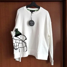 Peanuts x Kate Spade White Sweatshirt M Snoopy Down Jacket Graphic Tee picture