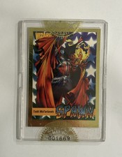 1992 Todd McFarlane Spawn Gold Wizard SEALED picture