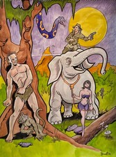 WHITE ELEPHANT  ** MIKE BENNETT'S  ORIGINAL  ART   (2026) 4/12/26 W1 picture
