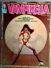 Vampirella #1 1st Vampirella, Cover Detached, Spine Split Warren 1969 picture